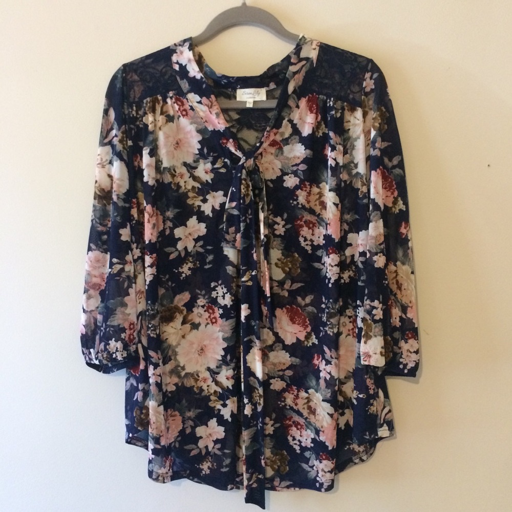 Floral top.